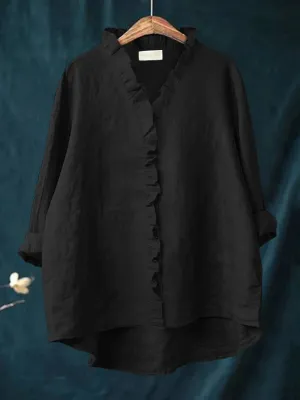 Mona | Ruffled Shirt