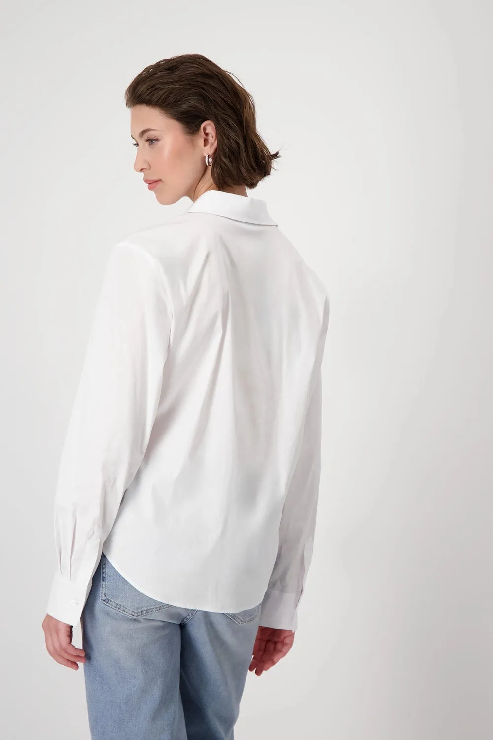 Monari Shirt Collar Blouse 808004