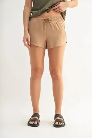 MONO B Drawcord Mini Shorts