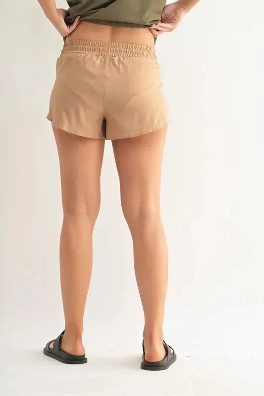 MONO B Drawcord Mini Shorts