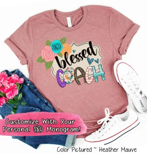 Monogram Blessed Coach Tee