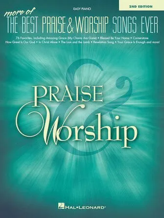 More of the Best Praise & Worship Songs Ever – 2nd Edition, Easy Piano