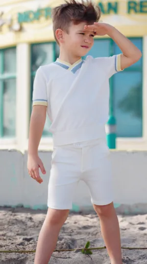Motu Jonah Shorts in White