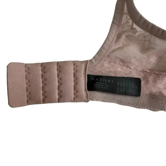 Natori Bliss Allure Contour Underwire Bra, Style 721303, Rose Beige, 34G