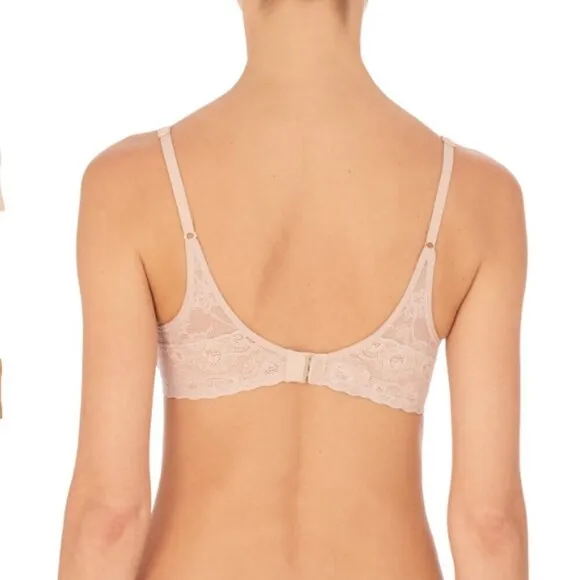 Natori Bliss Allure Contour Underwire Bra, Style 721303, Rose Beige, 34G