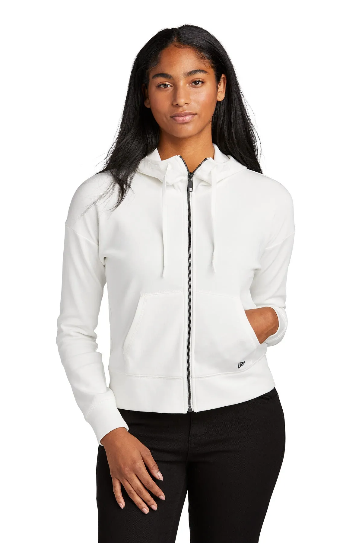 New Era Women's STS Full-Zip Hoodie LNEA540 Fan White