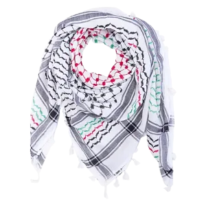 NEW IN: Nabulsi Palestinian Flag Kufiya (Made in Palestine)