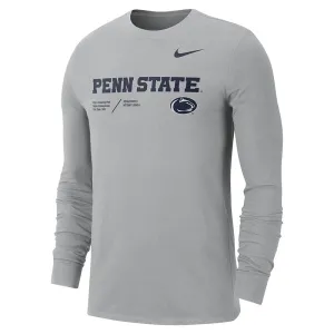 Nike DRI-Fit Cotton Penn State Long Sleeve T-Shirt