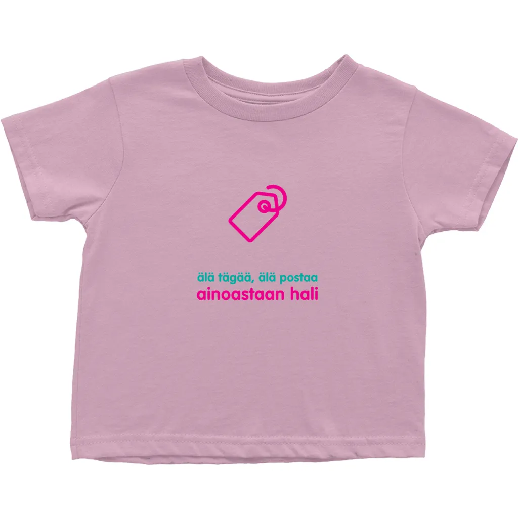 No Tagging Toddler T-Shirts (Finnish)