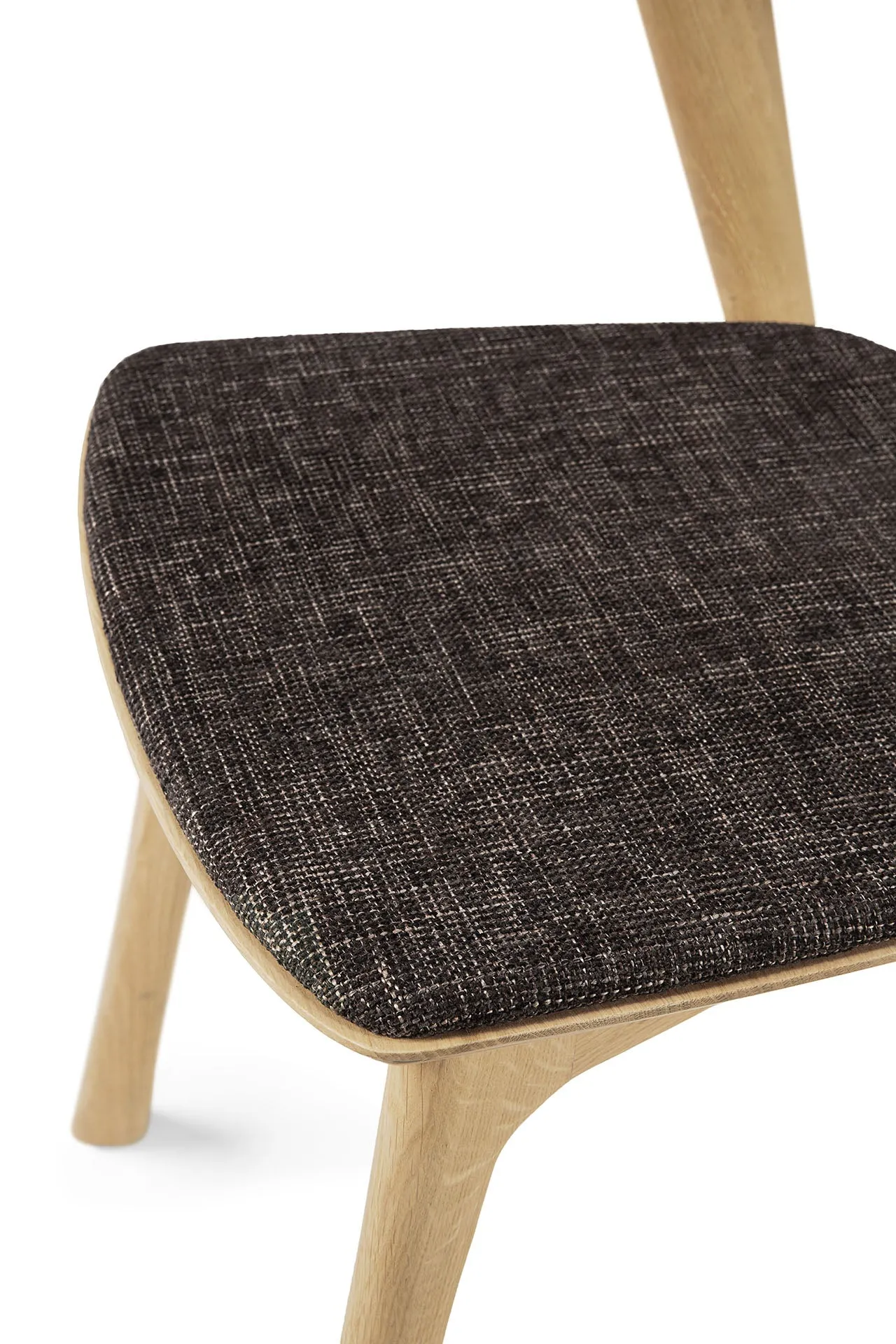 Oak Bok Dining Chair - Dark Brown - Varnished