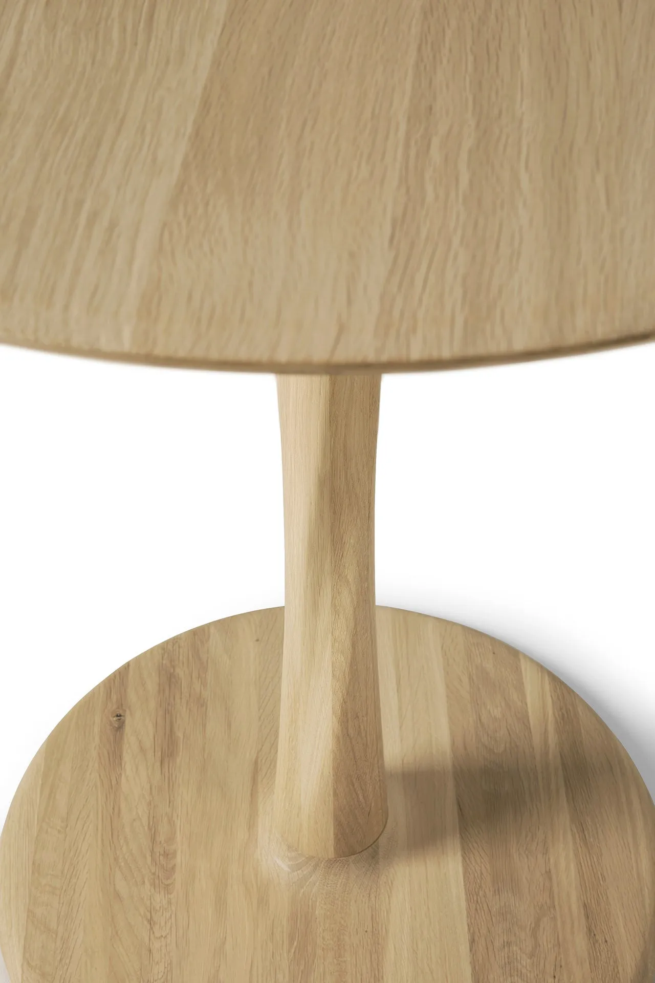 Oak Torsion Dining Table - Varnished