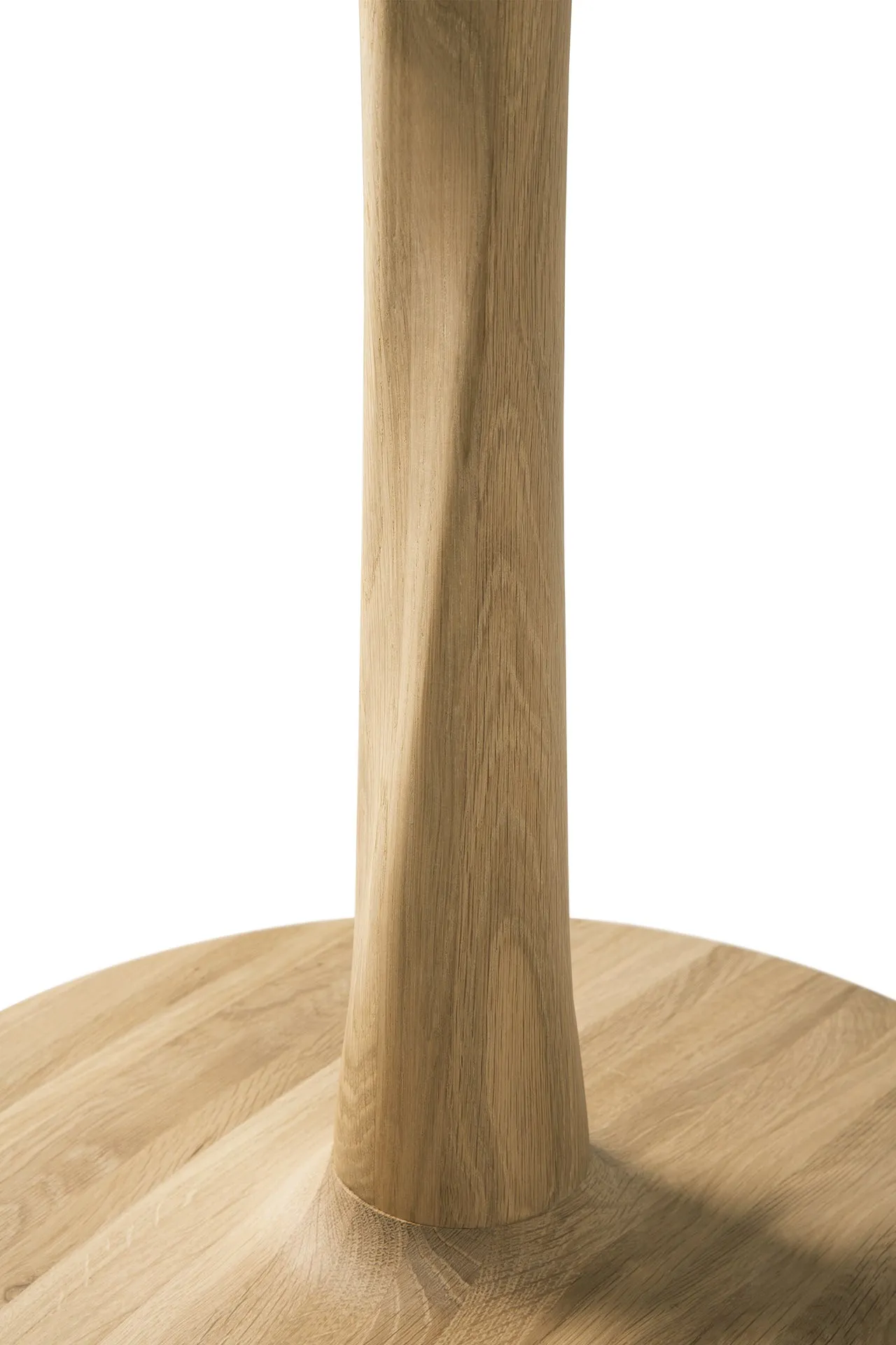 Oak Torsion Dining Table - Varnished