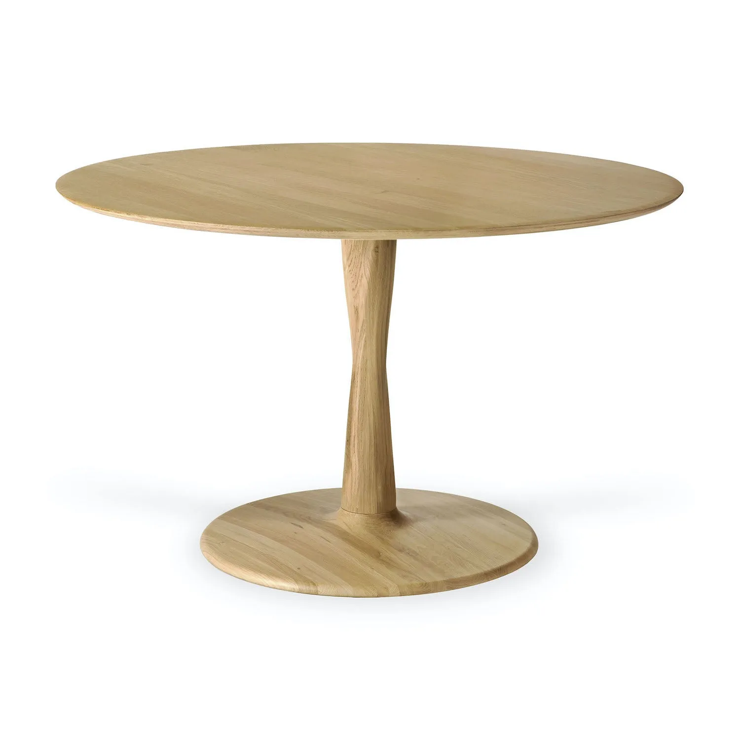 Oak Torsion Dining Table - Varnished