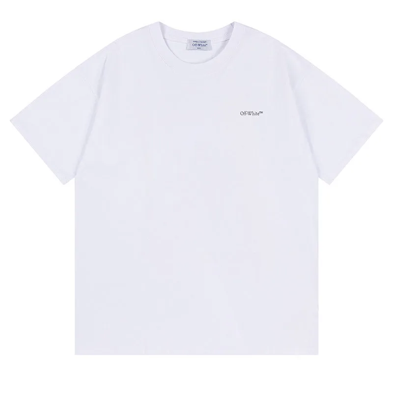 OFF WHITE 3D Letter Pattern T-Shirts