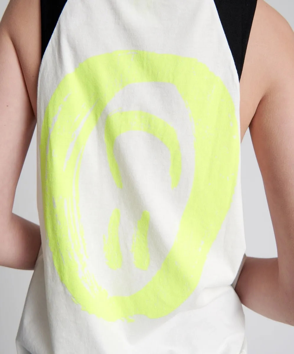 One Teaspoon Organic Smiley Face Texas Tank Top