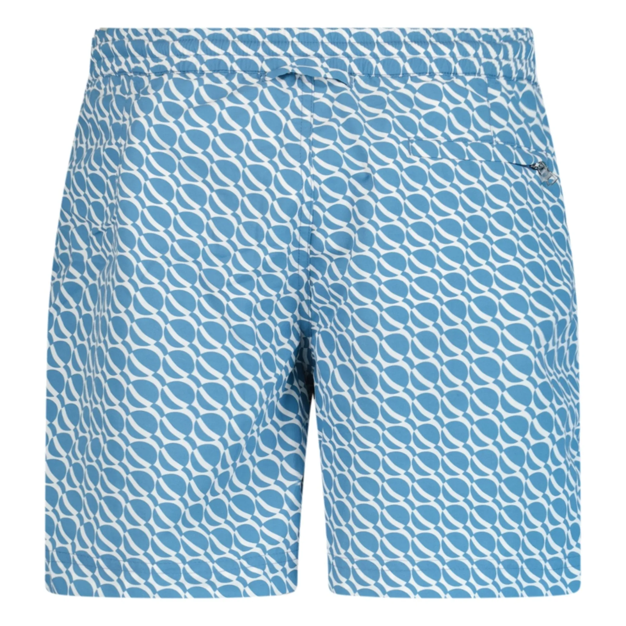 ORLEBAR BROWN STANDARD ORBIT PRINT RECYCLED FIBRE SWIM SHORTS BLUE