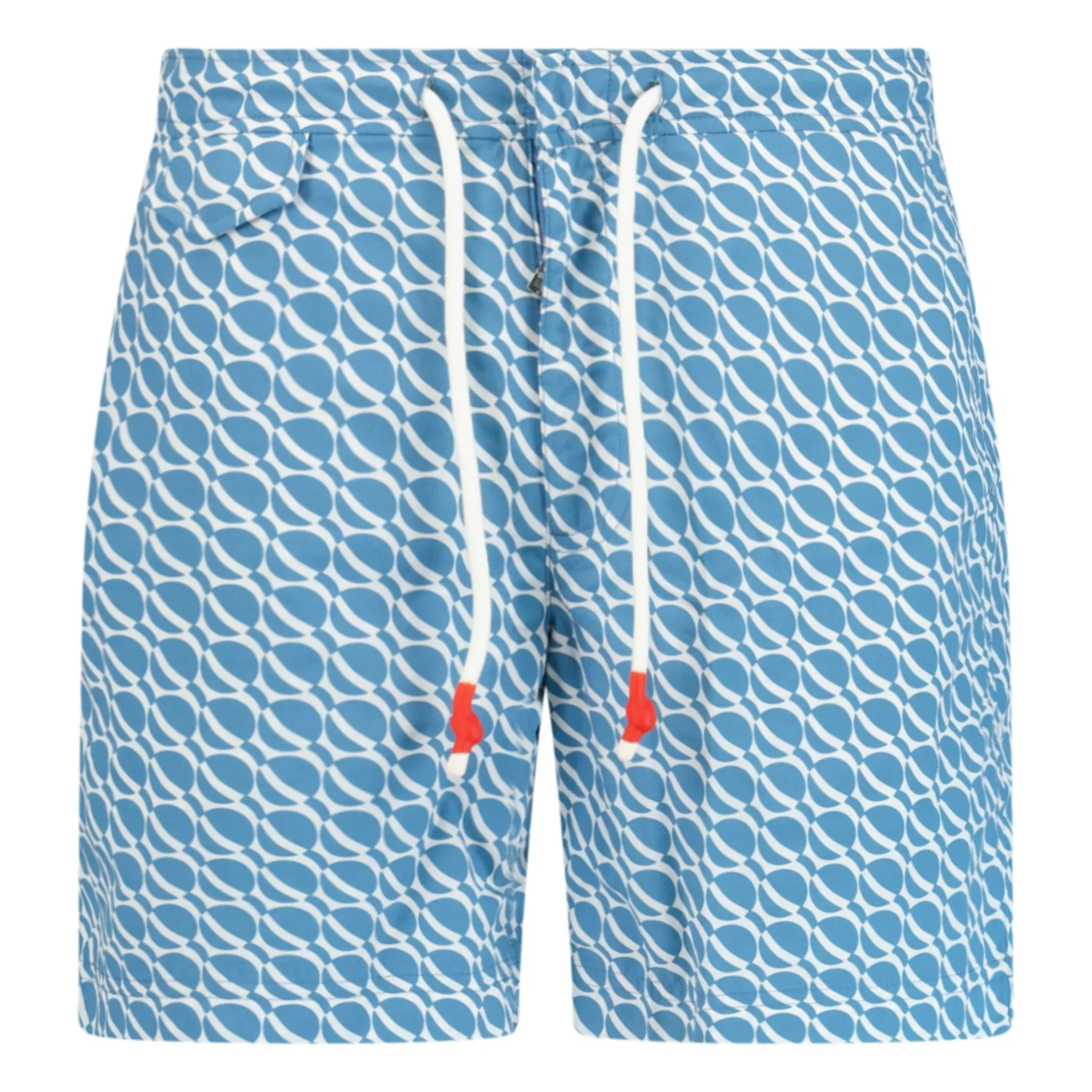 ORLEBAR BROWN STANDARD ORBIT PRINT RECYCLED FIBRE SWIM SHORTS BLUE