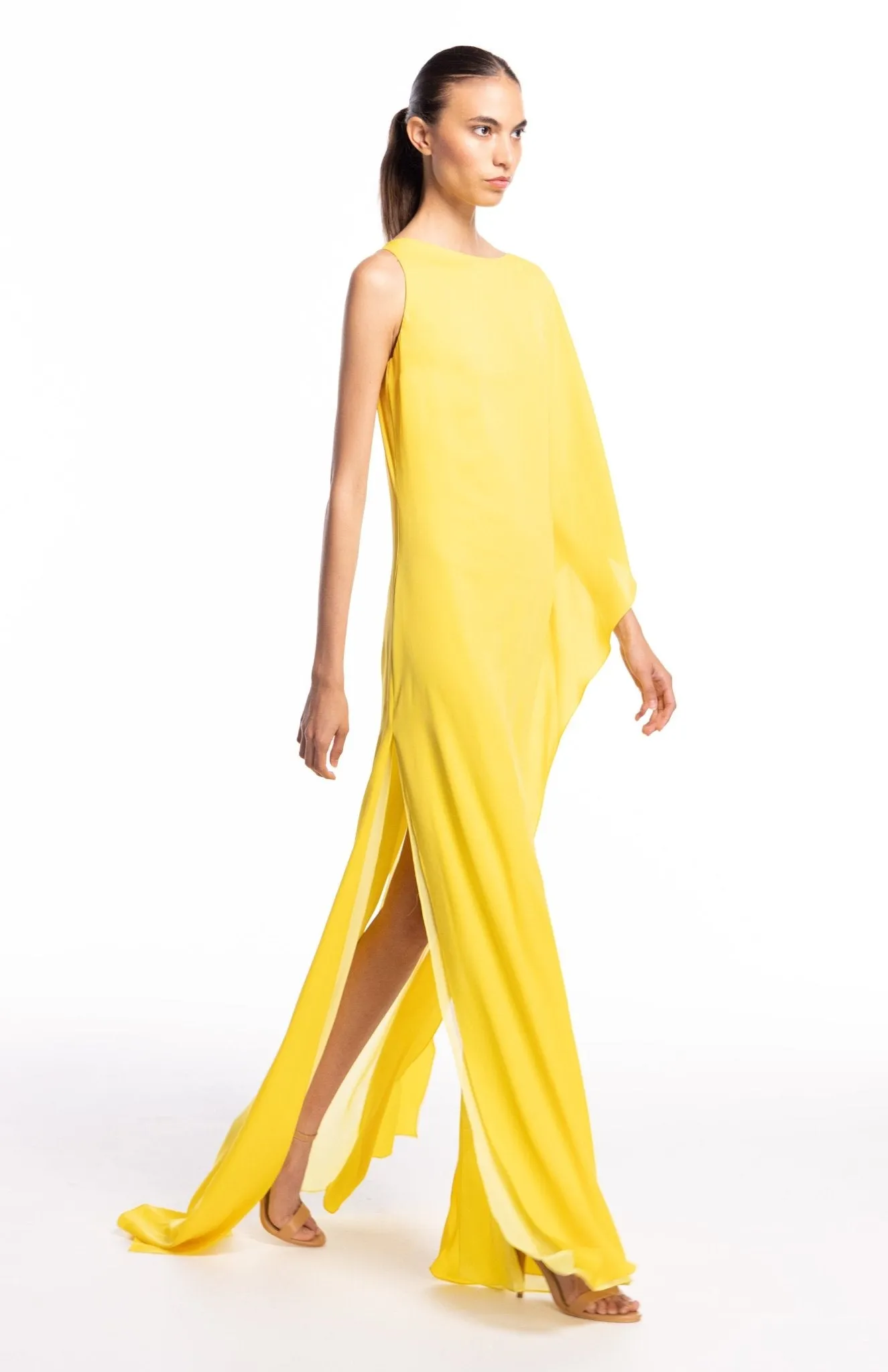 Osiris | Fluid Elegance: Long Silk Dress