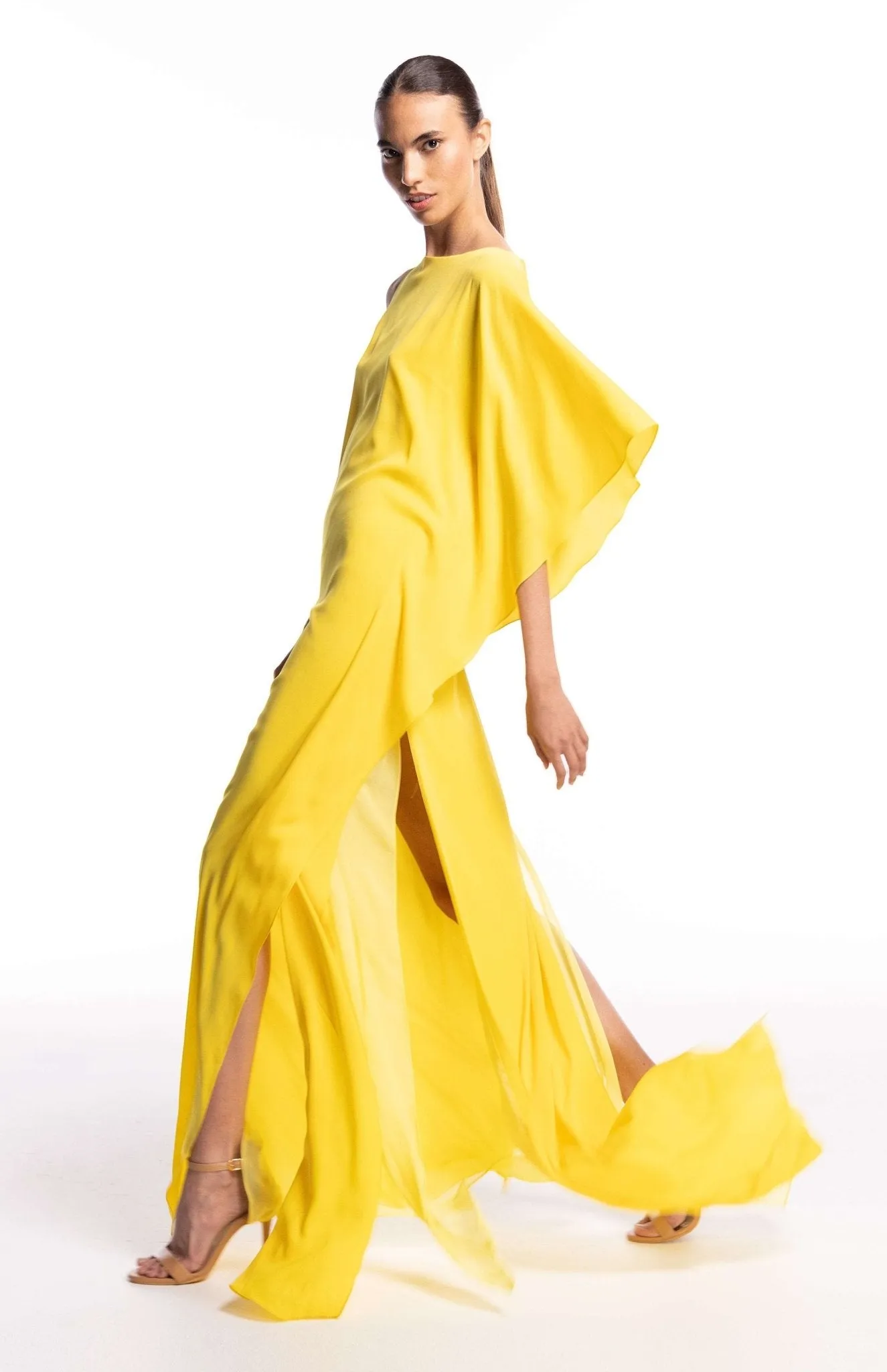 Osiris | Fluid Elegance: Long Silk Dress
