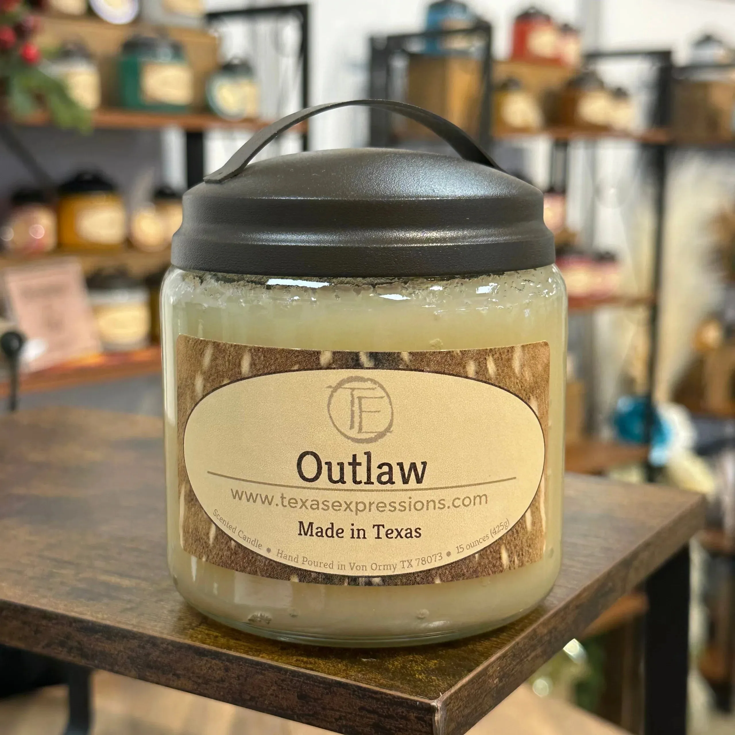 Outlaw Texas Expressions Candle 16 Oz