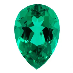 Pear Chatham Lab-Grown Emerald Gems