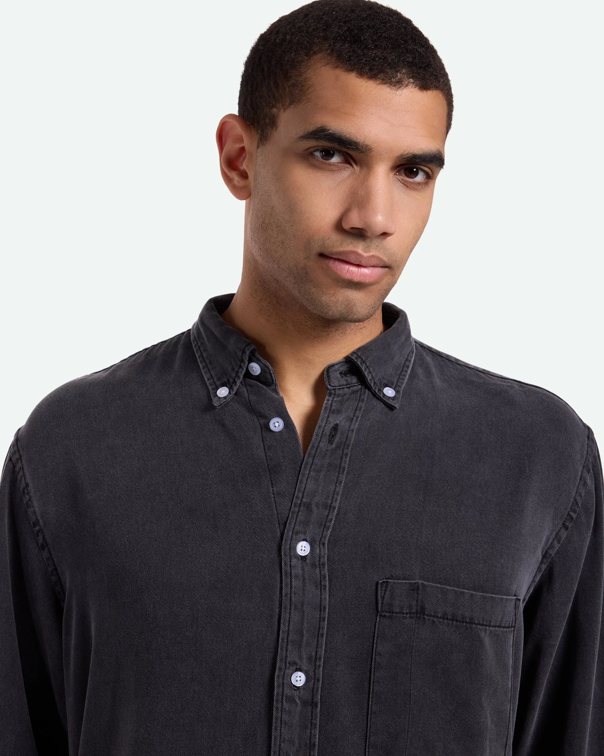 Pedro long sleeved shirt 3859 - Black