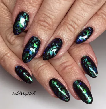 Perriwinkle Chrome Flakes