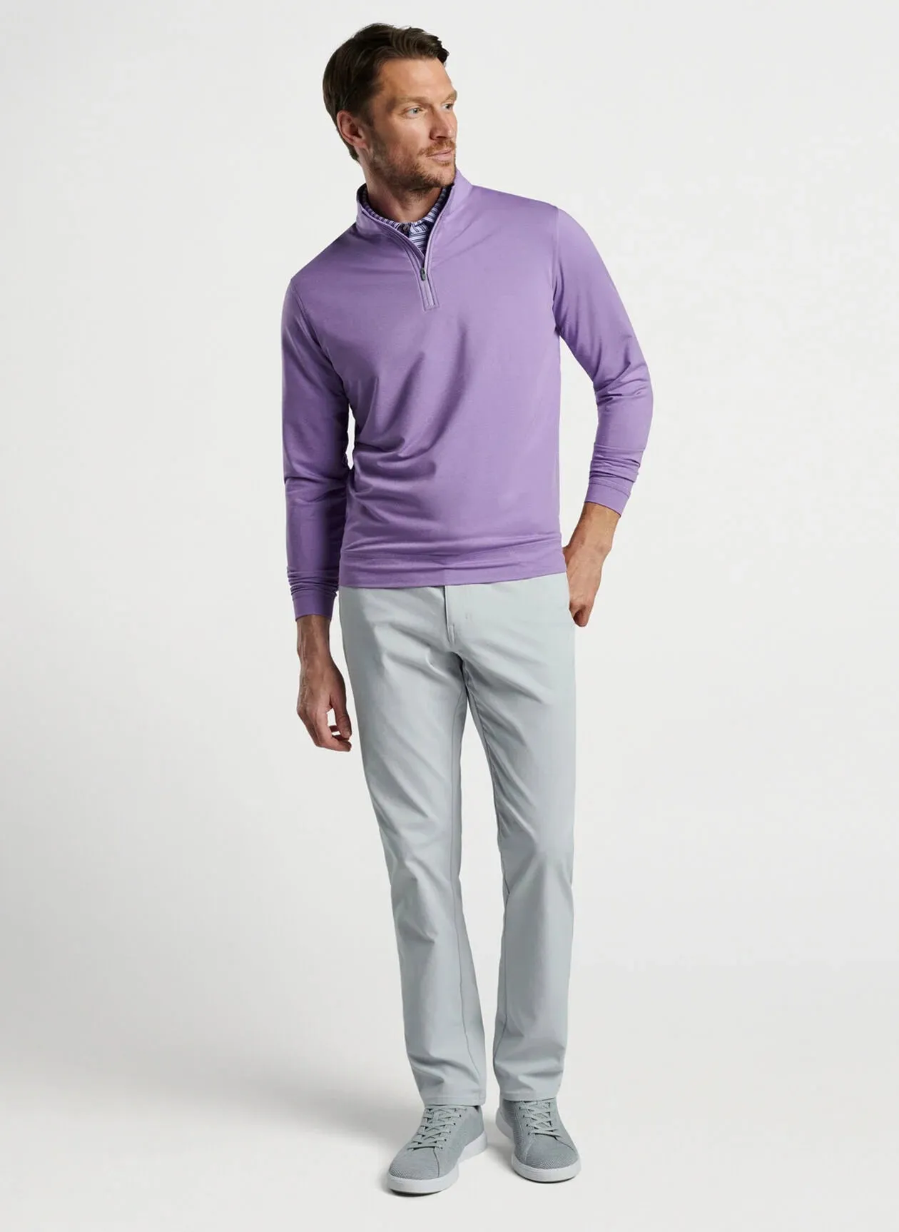 Peter Millar Perth Melange Performance Quarter Zip