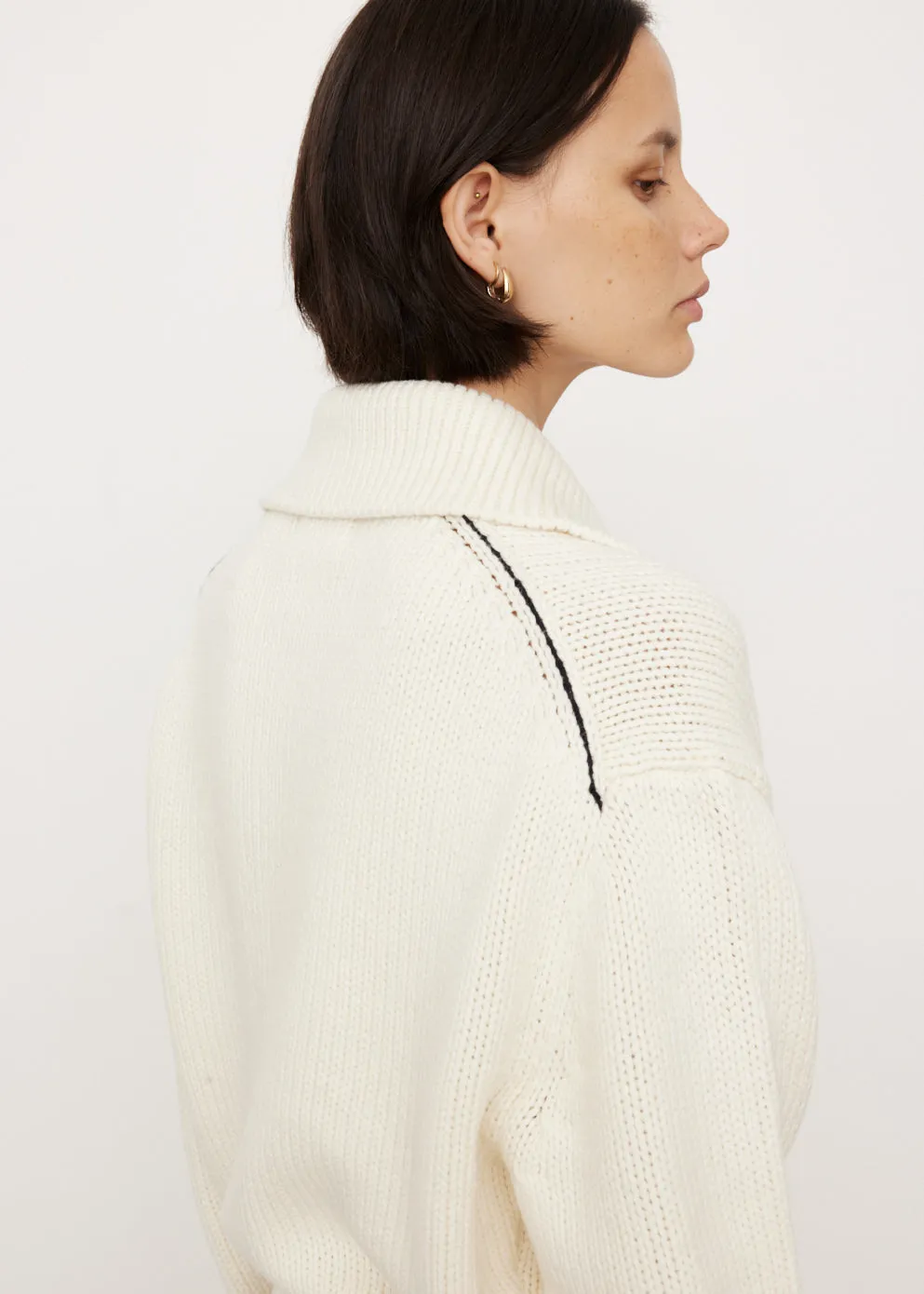Polo Knit Cardigan