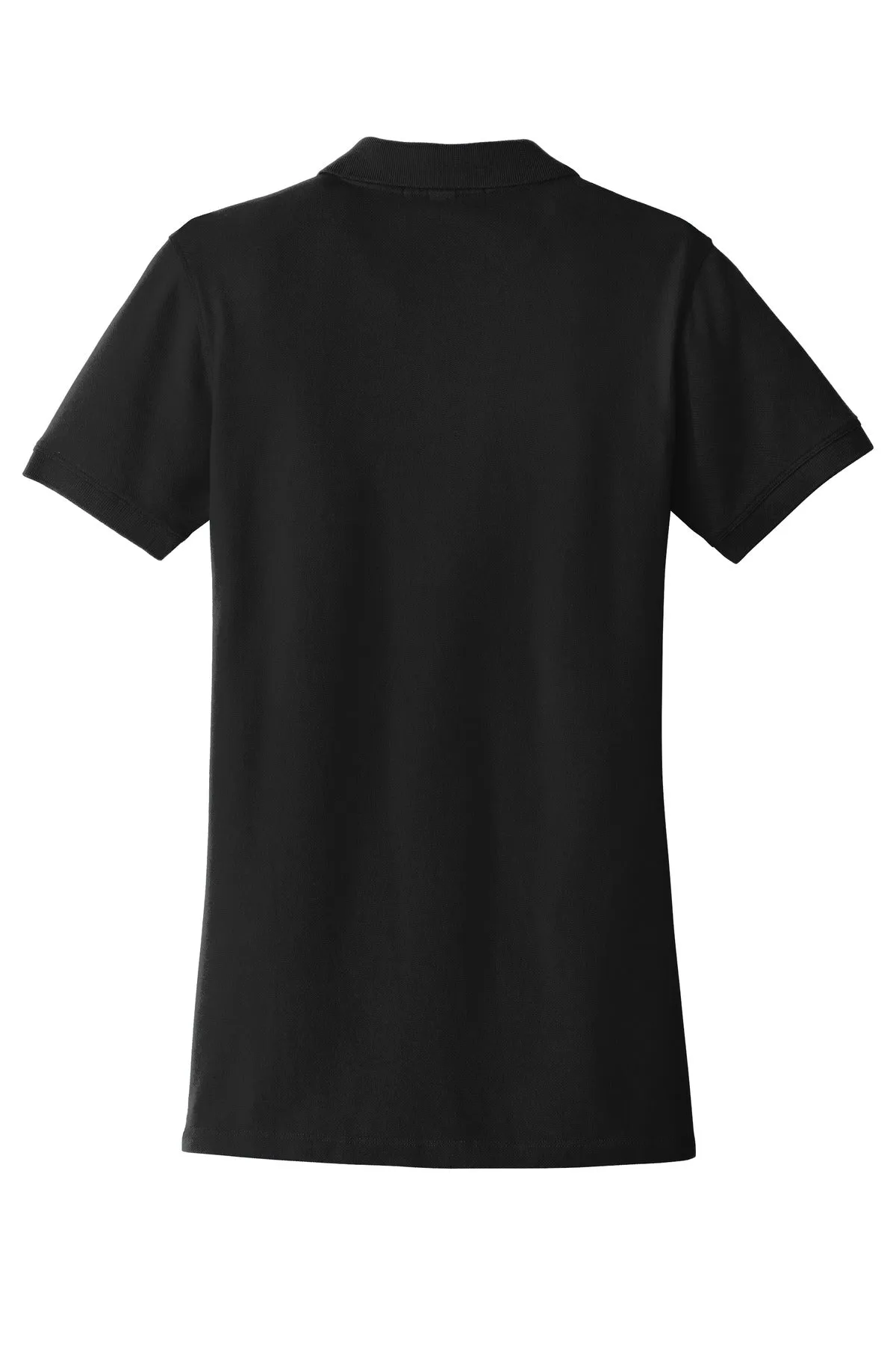 Port Authority Women's EZCotton Polo. LK8000 Black
