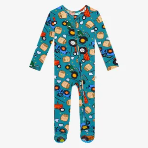 Posh Peanut Roberts Zippered Footie