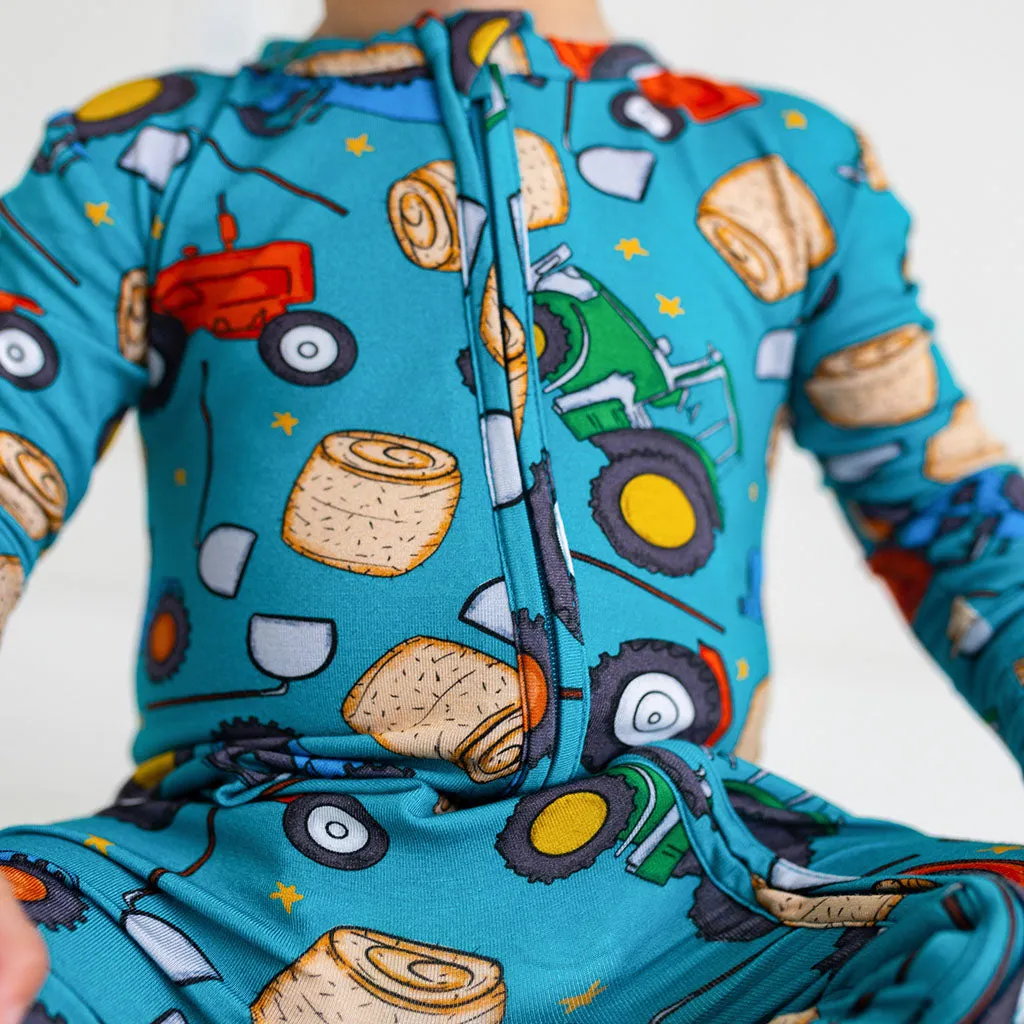 Posh Peanut Roberts Zippered Footie