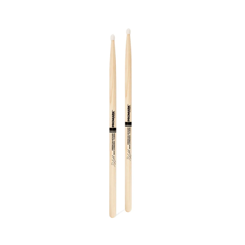 Promark TX2BXN Hickory 2BX Dave Lombardo Drumsticks, Nylon Tip