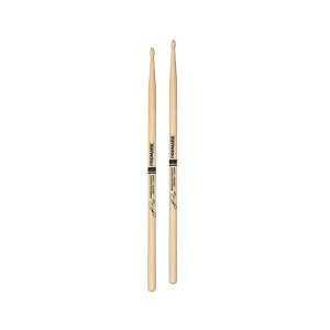 Promark TX8AW Hickory 8A Jim Rupp Drumsticks, Wood Tip