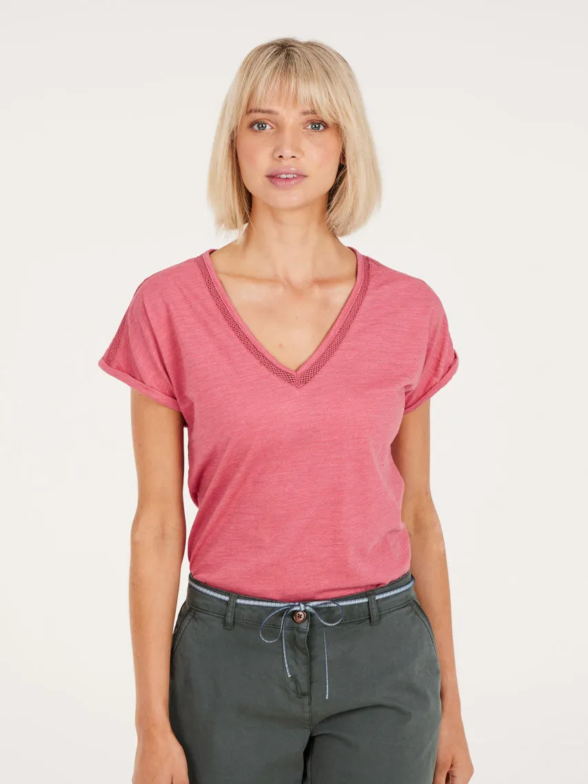 PROTEST PRTMONDAYS T-Shirt | Smooth Pink