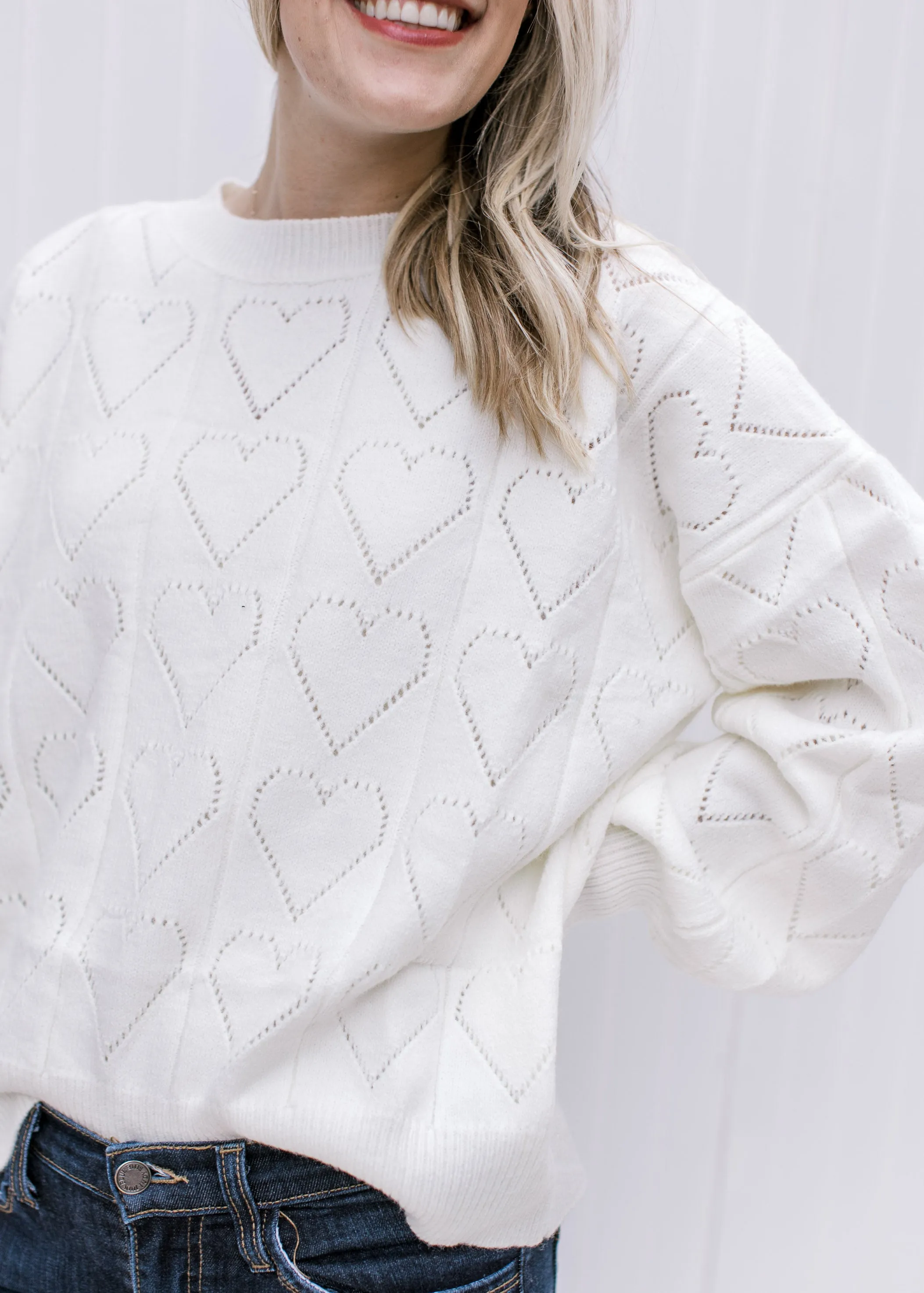 QX Ivory For Me Sweater