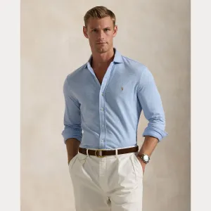 Ralph Lauren Mens Herringbone Sports shirt - blue