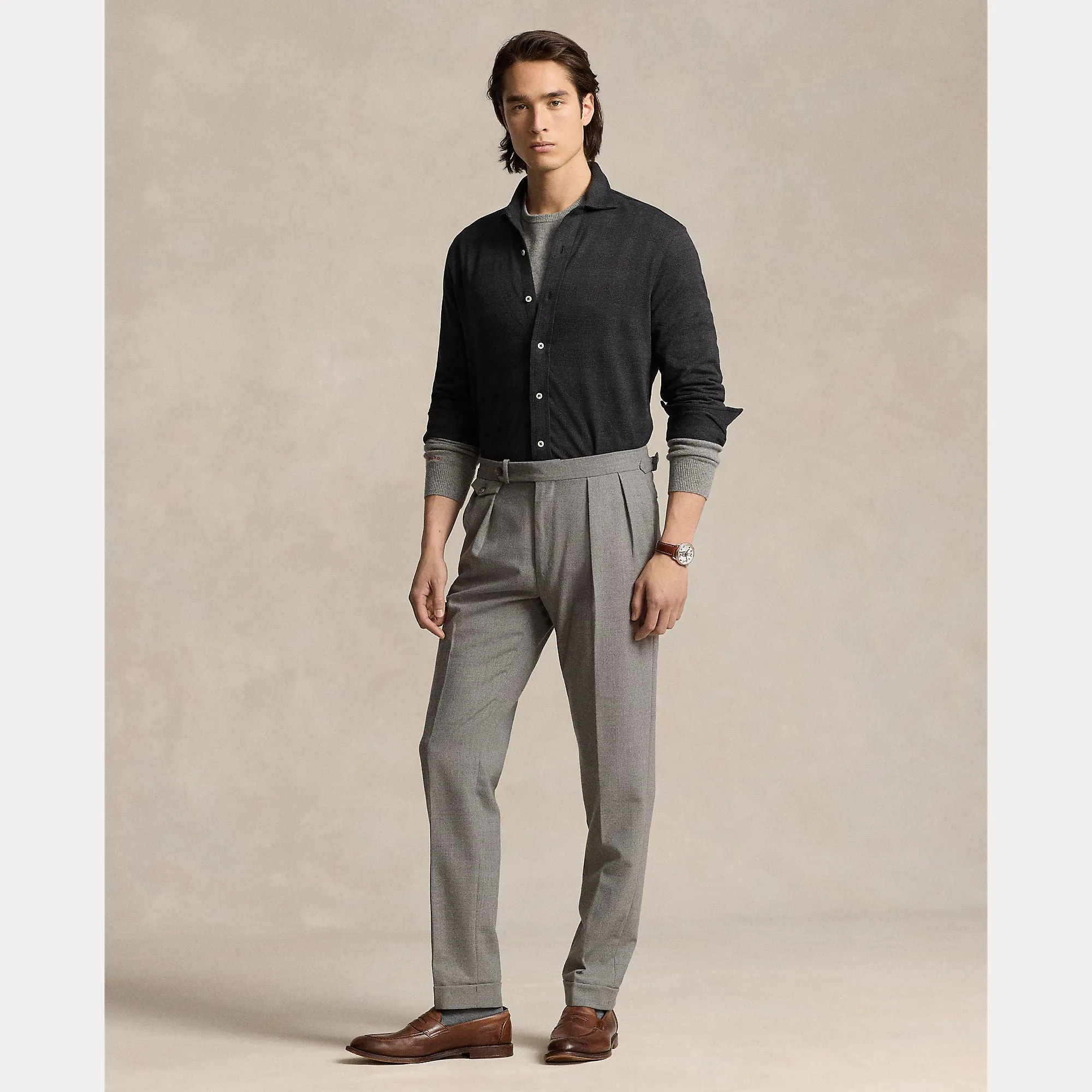 Ralph Lauren Mens Sport shirt Charcoal