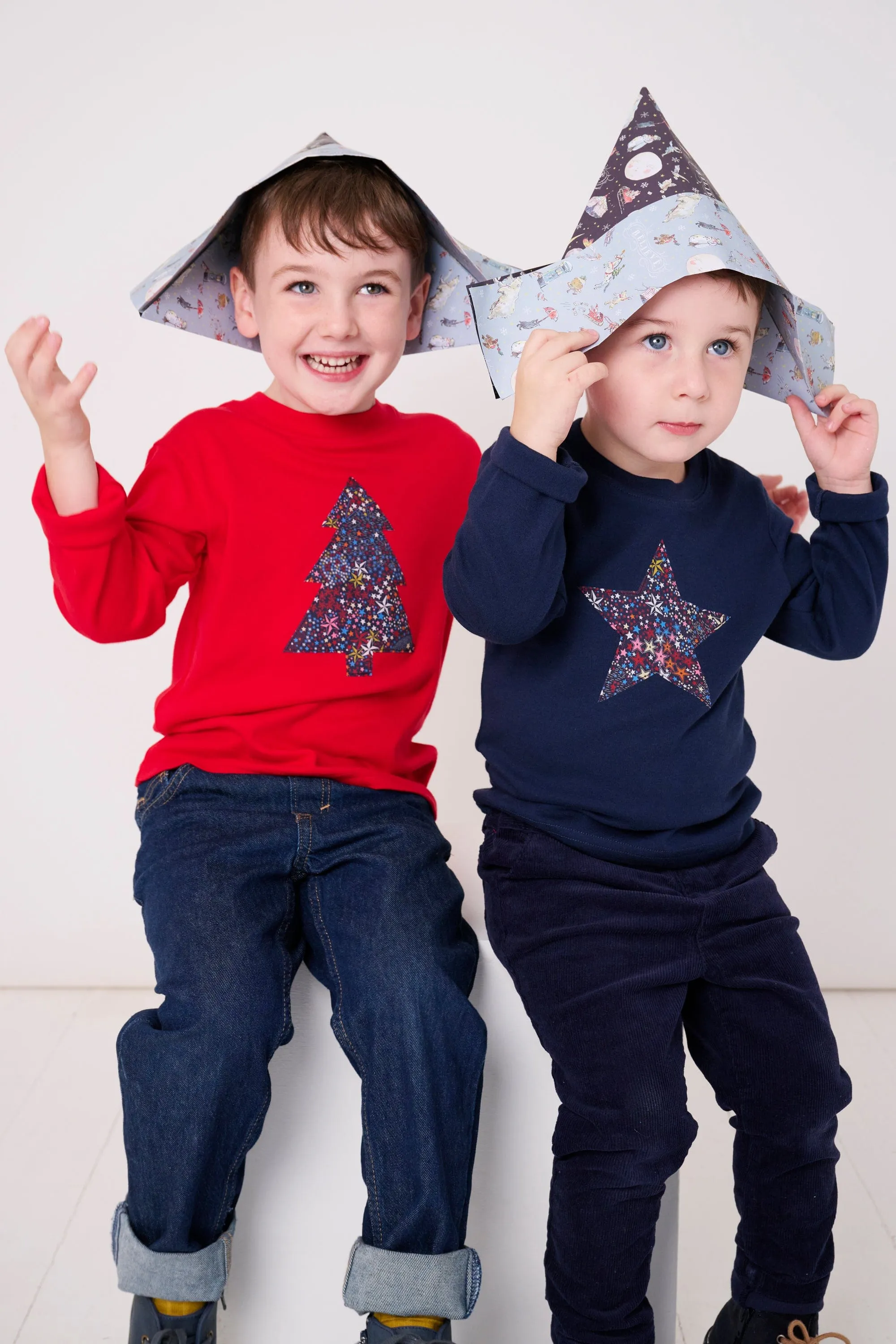 Red Tree T-Shirt in Adelajda's Wish Liberty Print