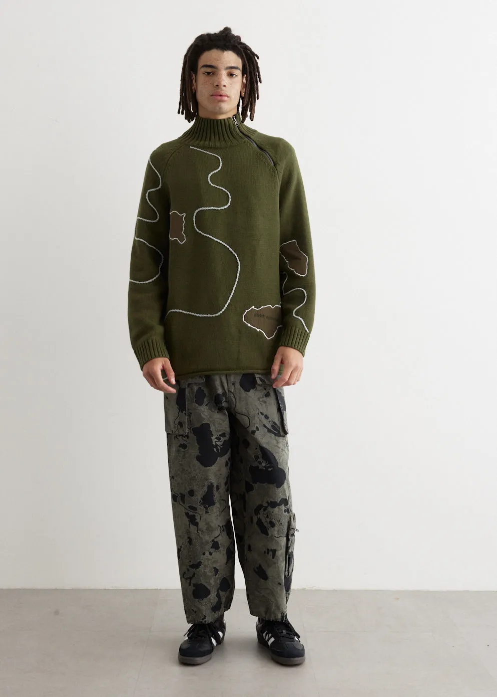 Relief High Neck Knit