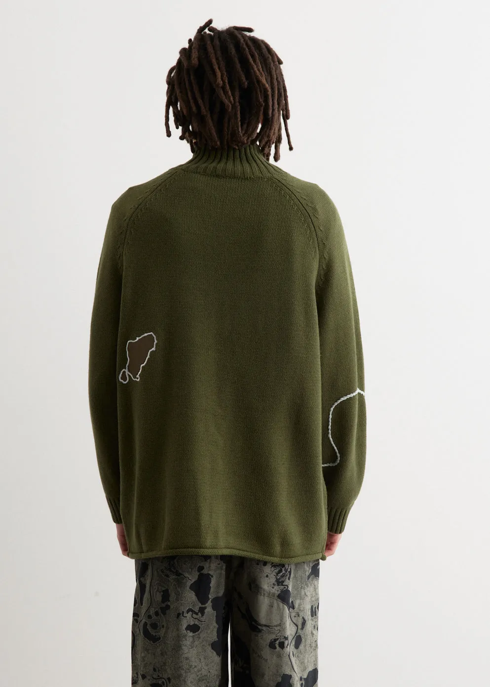 Relief High Neck Knit