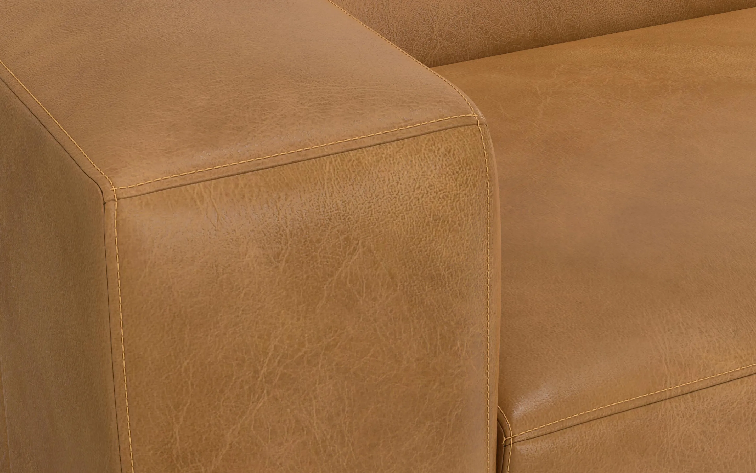 Rex 2 Seater Sofa in Genuine Leather