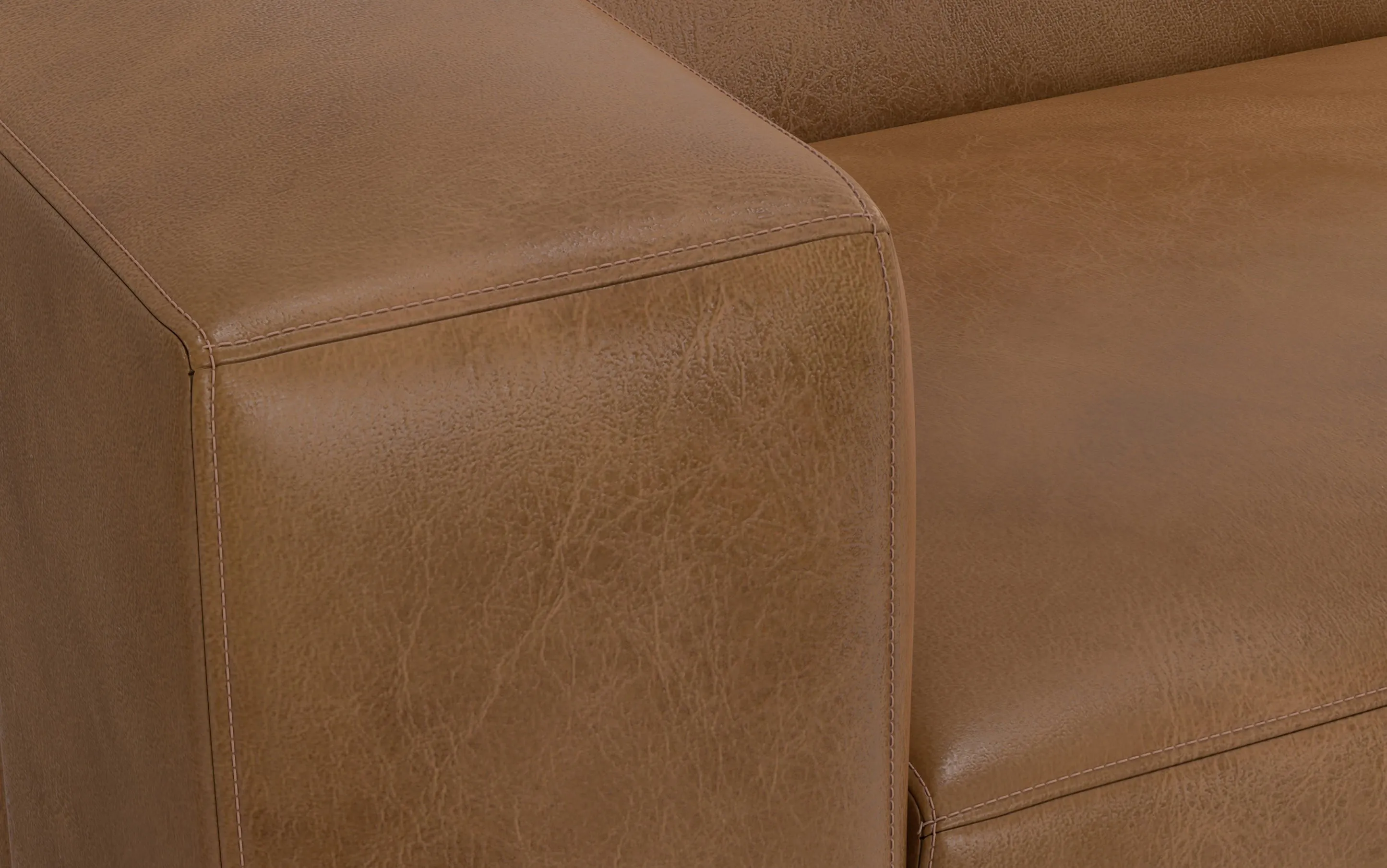 Rex 2 Seater Sofa in Genuine Leather