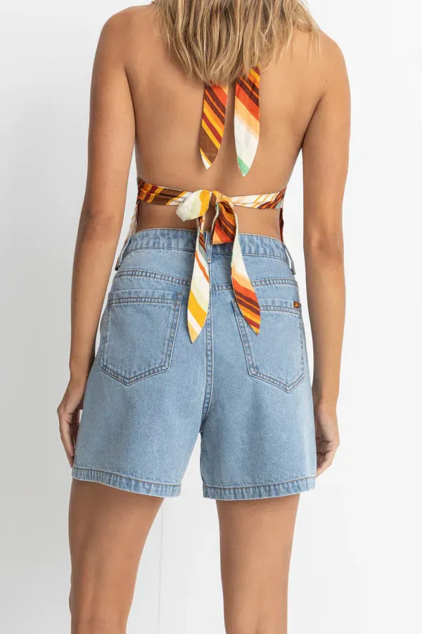 RHYTHM WOMENS ESCAPE DENIM SHORT