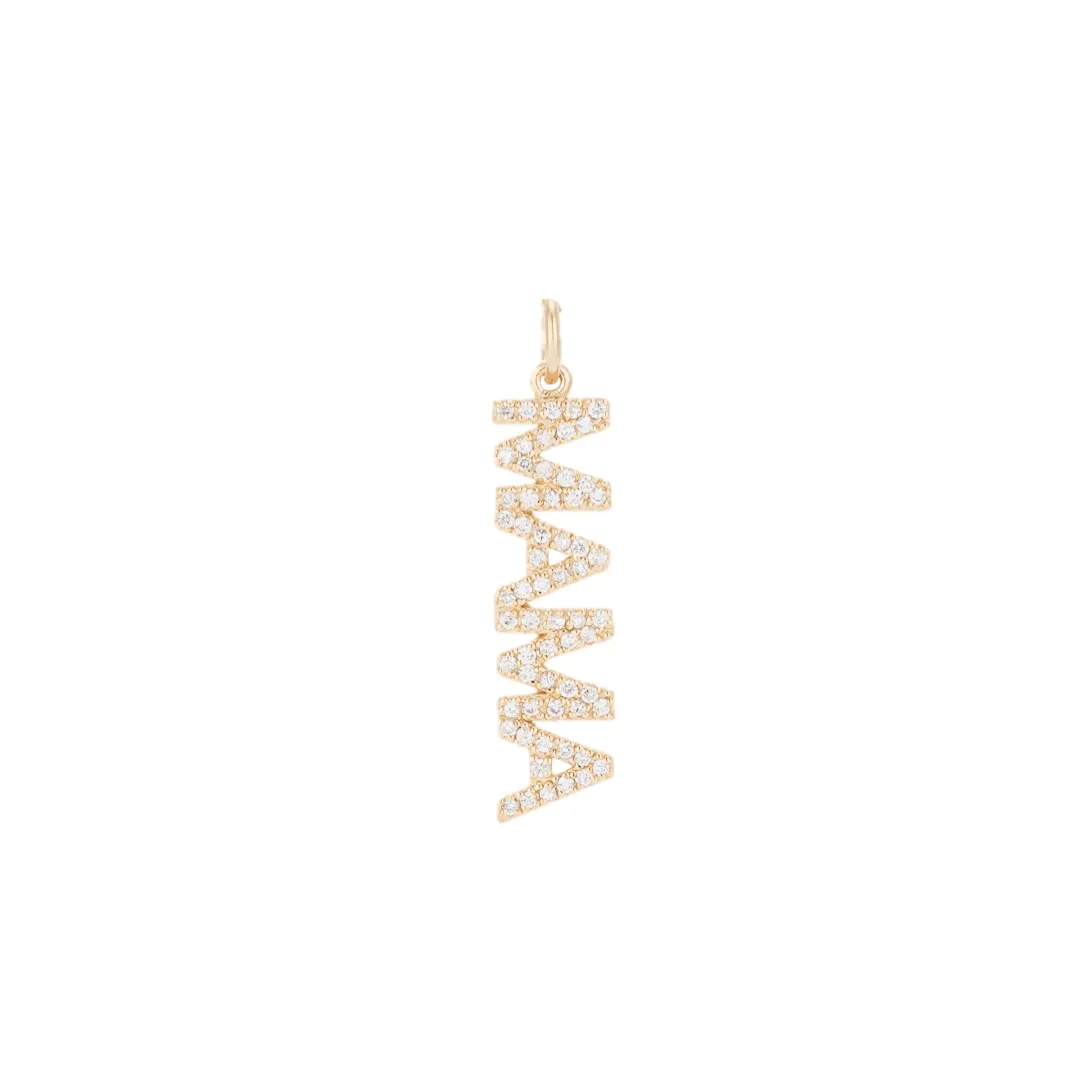 RIAVA DIAMOND NAME PENDANT-LOOSE