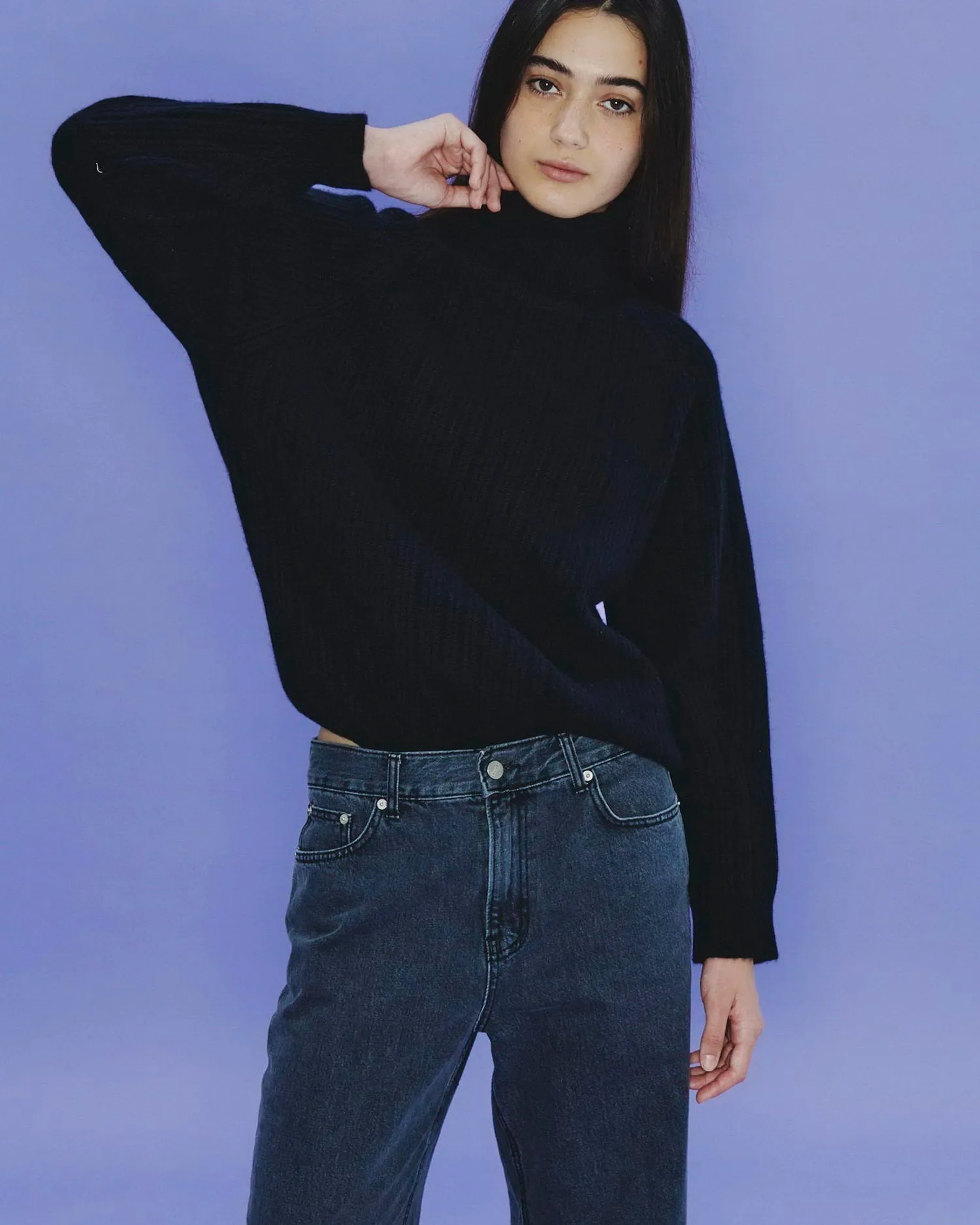 Ribbed Turtleneck