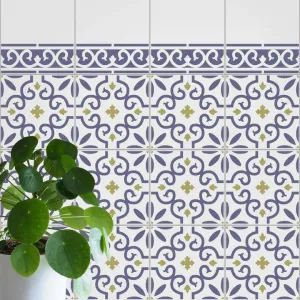 Rissington Tile & Border Stencil