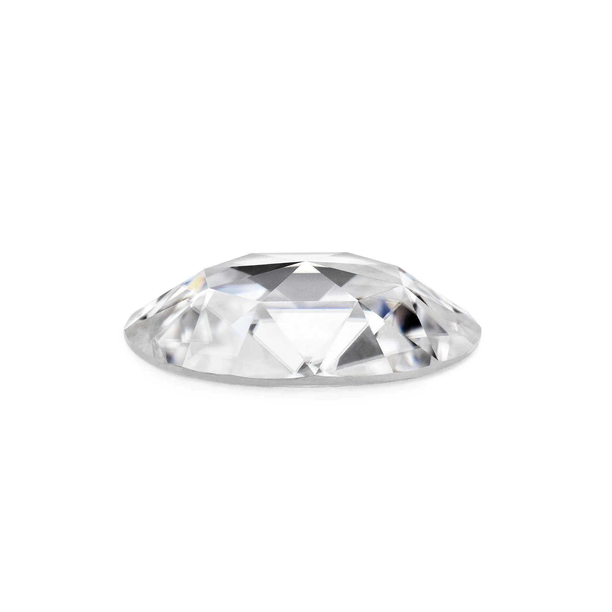 Rose Cut Oval Forever One Charles & Colvard Loose Moissanite Stone