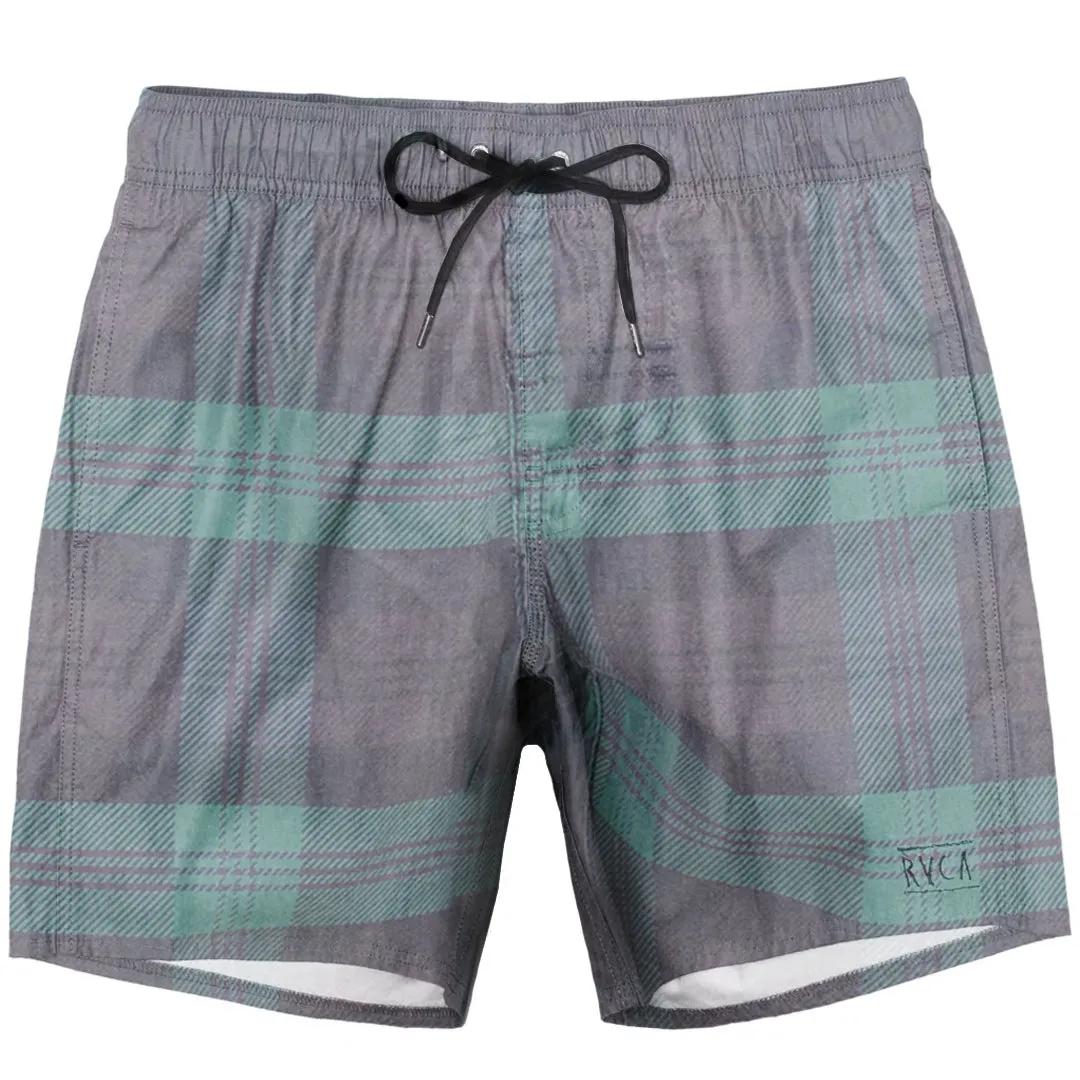 RVCA - Opposites Elastic Print Shorts Teal