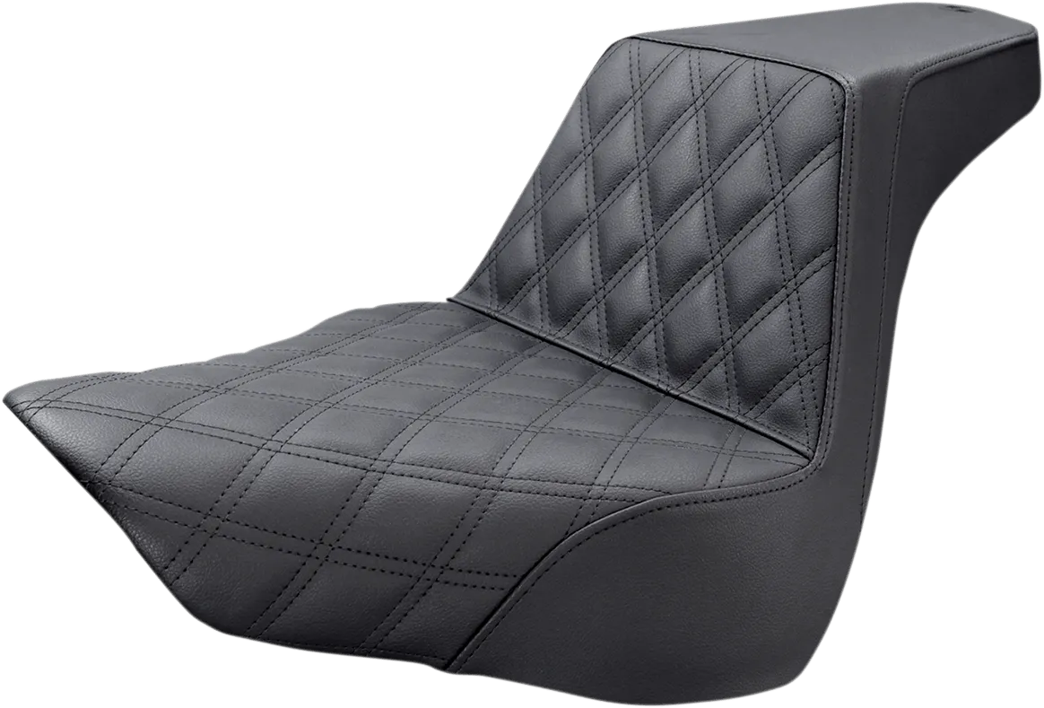 Saddlemen 818-27-173 LS Step-Up Seat - Black Smooth